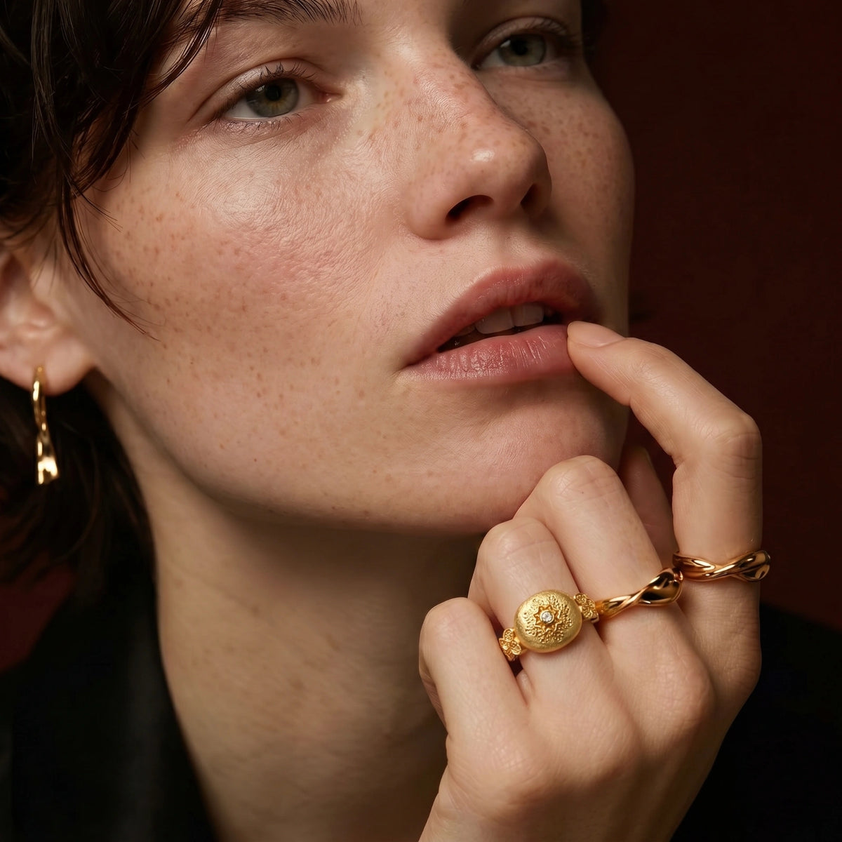 Bague Médaillon Vintage